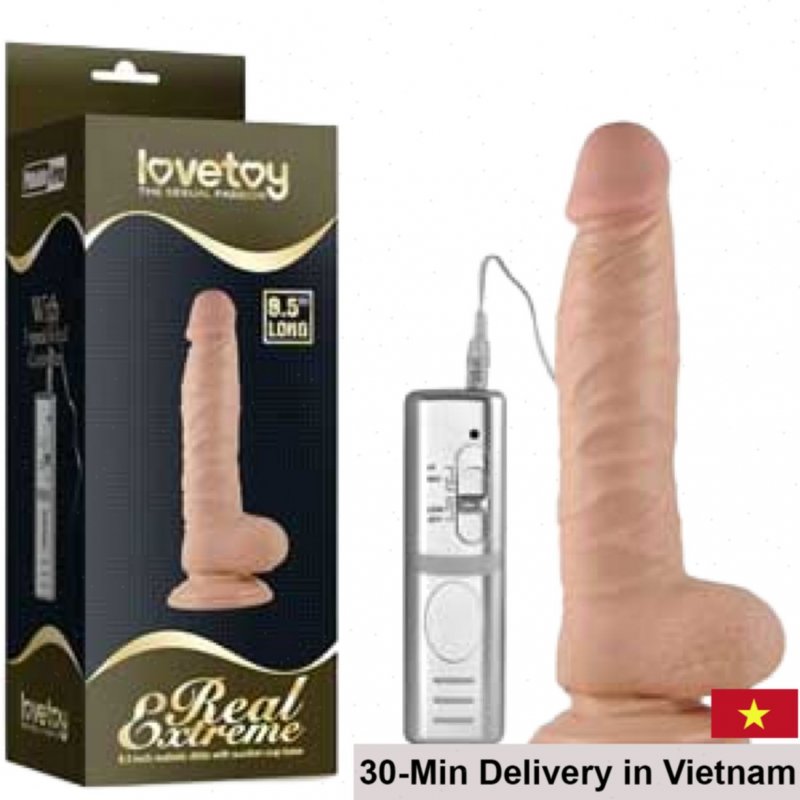 Lovetoy DV59A Wall Mounted Vibrating Realistic Dildo 