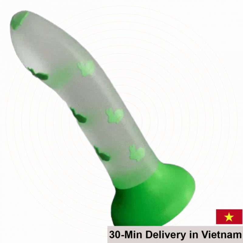 DV33D Pretty Love Glow-in-Dark Wall-Mount Vibrator 