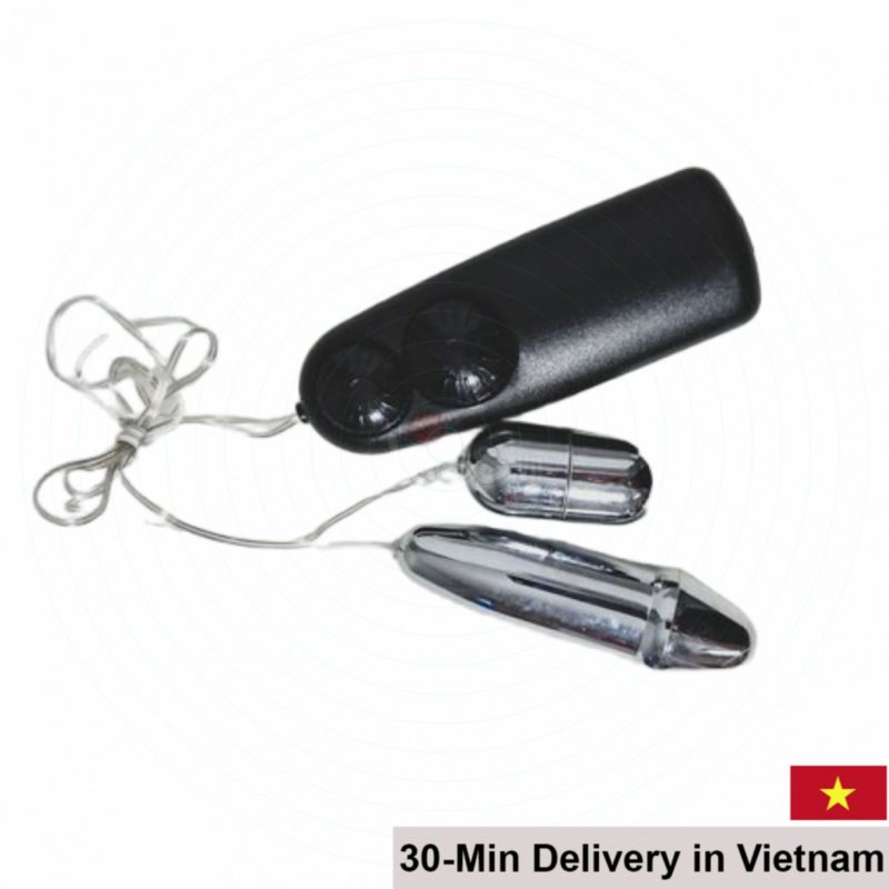 Double-Ended Stainless Steel Vibrator Love Eggs Set of 2 