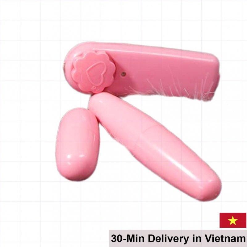 Pink Double Vibrating Egg Affordable Powerful Self-Pleasure Toy 