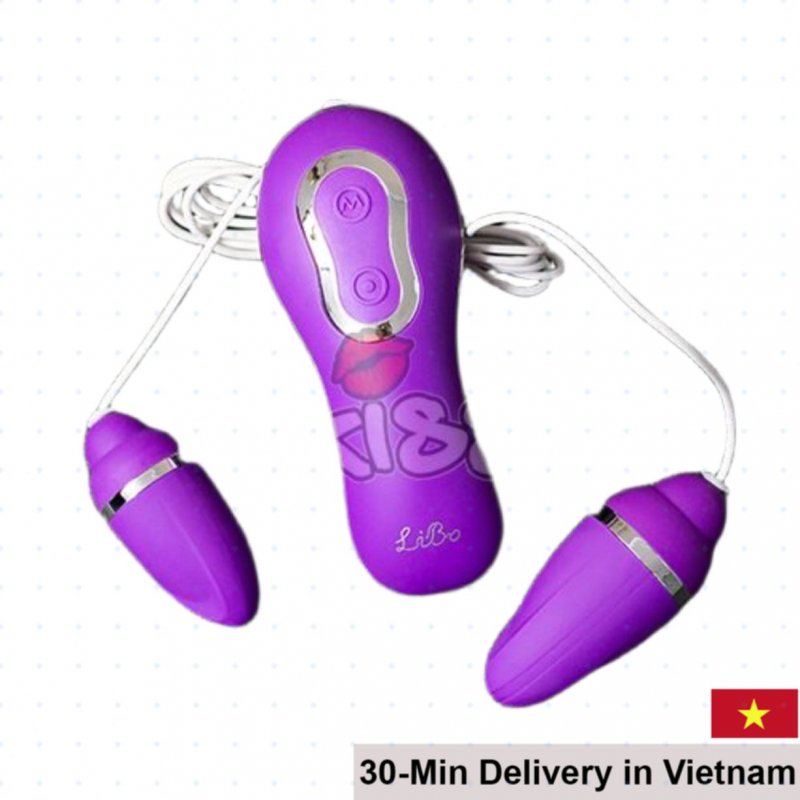 Libo Double-Ended Vibrating Egg Lesbian Adult Toy 