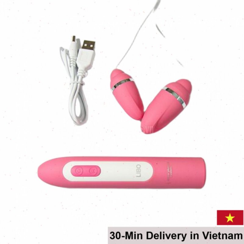 Libo Dual-Ended Rechargeable Lesbian Love Egg Vibrator 