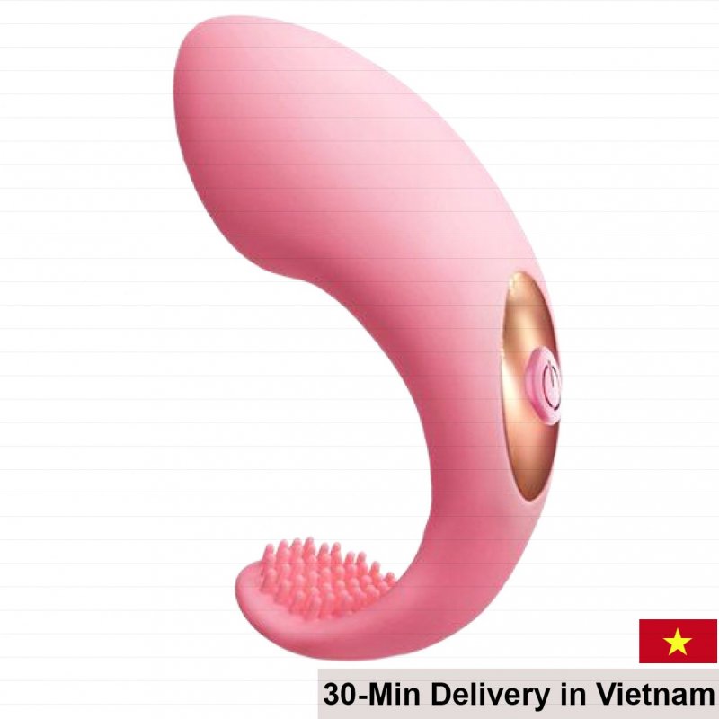 Dolphin Mini G-Spot Clitoral Stimulating Silicone Vibrator 