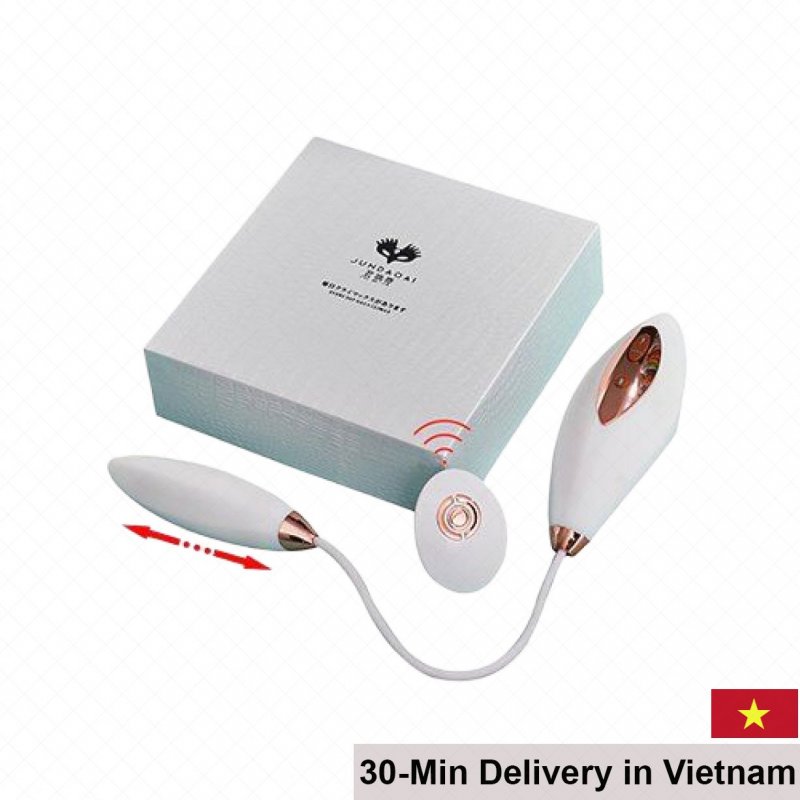 Whale Tide Queen Dual Vibrating Egg Remote G-Spot Stimulator 