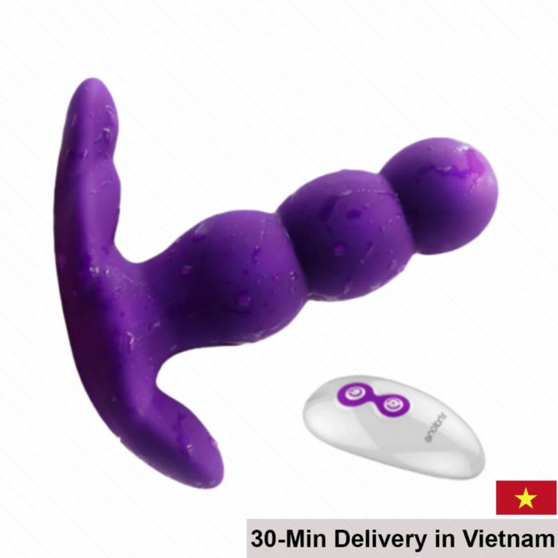 Nalone Pearl Remote Control Silicone Anal Vibrator 7 Modes 
