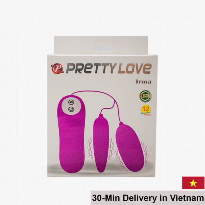 Pretty Love Irma Double-Ended Vibrating Egg Female Toy 