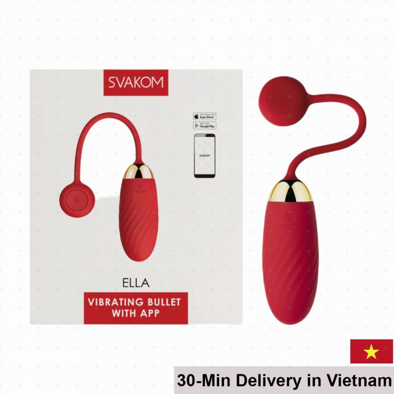 Svakom Ella App Control Clitoral Nipple G-Spot Vibrator 