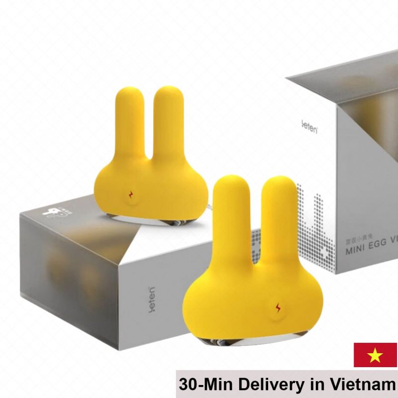 Leten Mini Egg Vibrator Cute Portable Pleasure Toy 