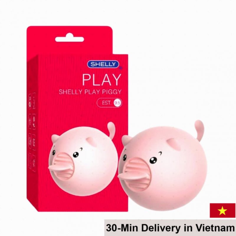 Shelly Play Piggy Tongue Vibrator Soft Licking Female Pleasure 