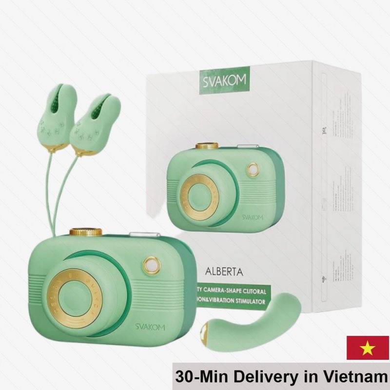 Svakom Alberta 4-in-1 massager cute camera design unique 