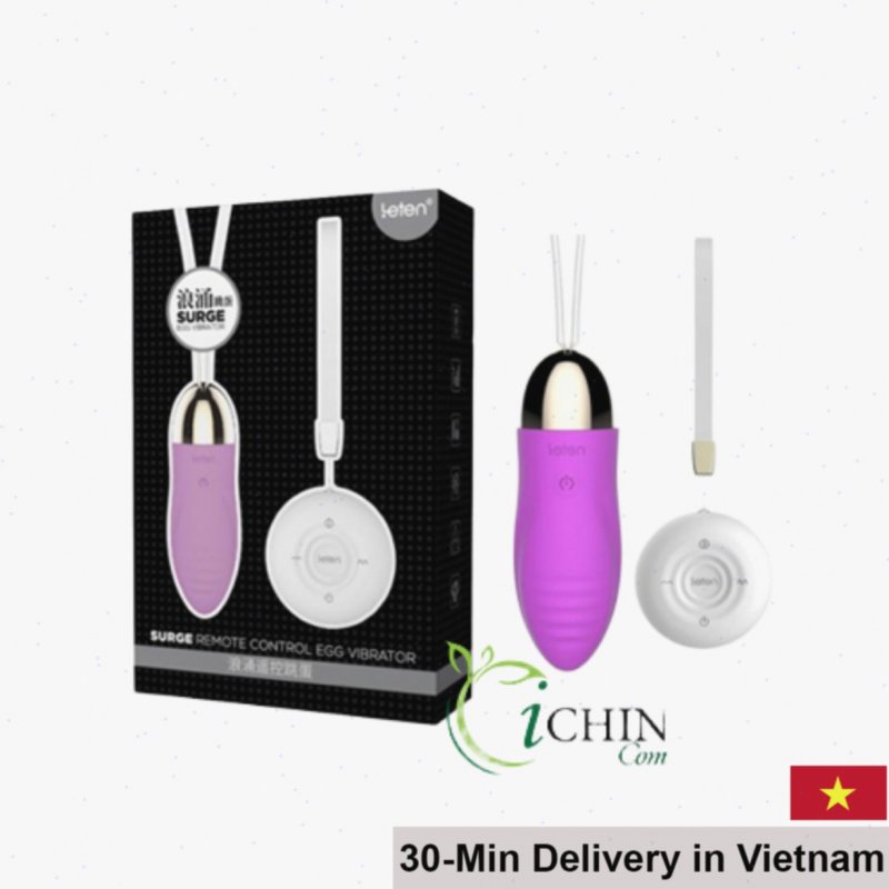 Leten Surge Remote Controlled Rechargeable Egg Vibrator 