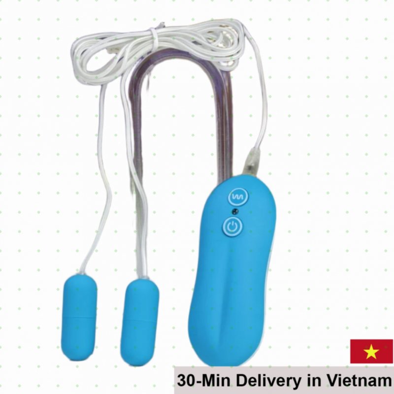 Dual Bullets Mini 10 Mode Double Vibrator Nipples 