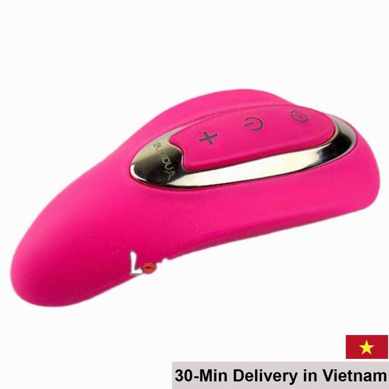 Nalone Crescent Wireless Remote Silicone Vibrator Pink 