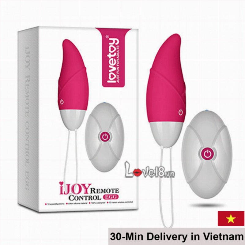 Lovetoy iJoy G-Spot Remote Egg Vibrator – Silicone Pink 