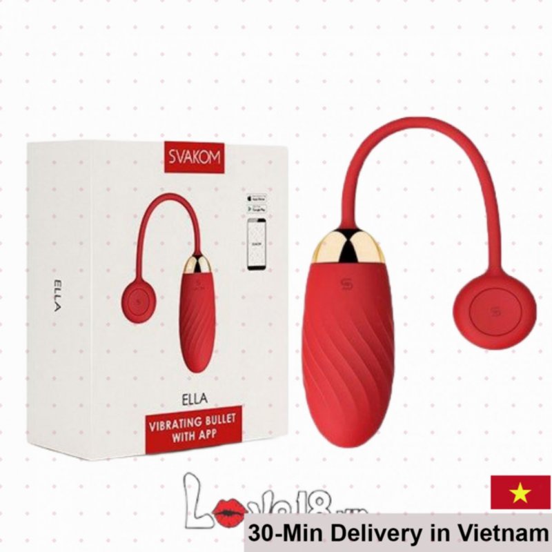 Svakom Ella Premium Smart Vibrating Egg - Phone-Controlled, Discreet 
