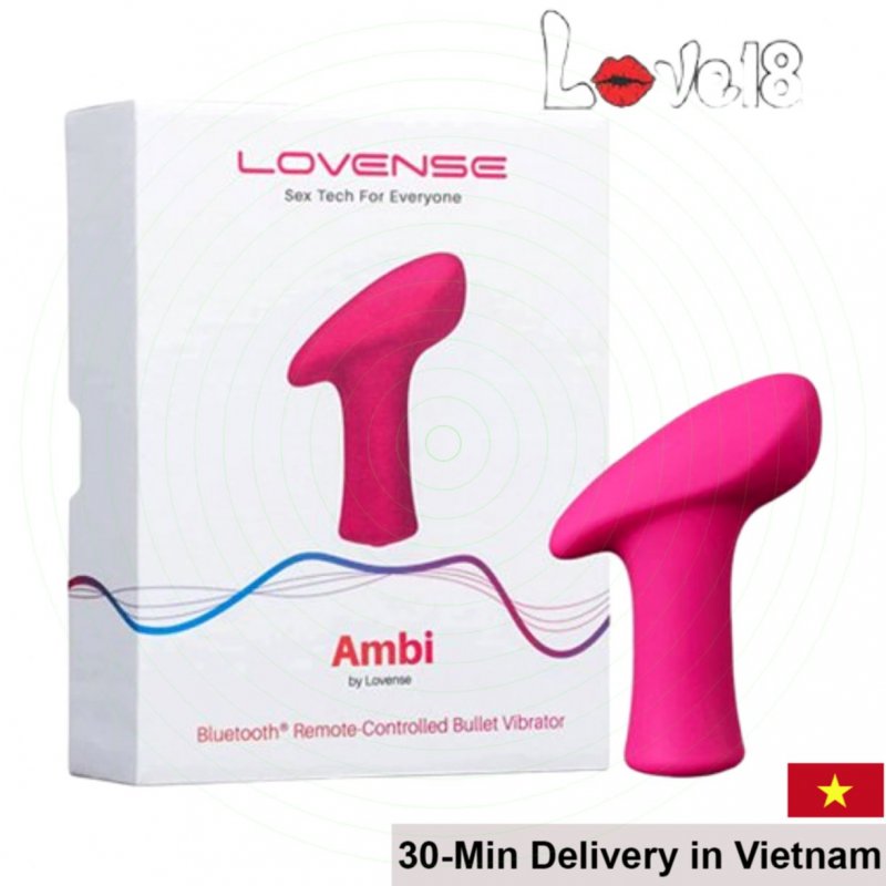 Lovense Ambi Premium Mini G-Spot Vibrator App Control Pink 