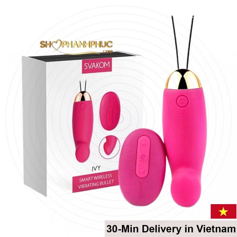 SVAKOM Ivy USB Rechargeable 26-Mode Pink Massage Toy for Women 