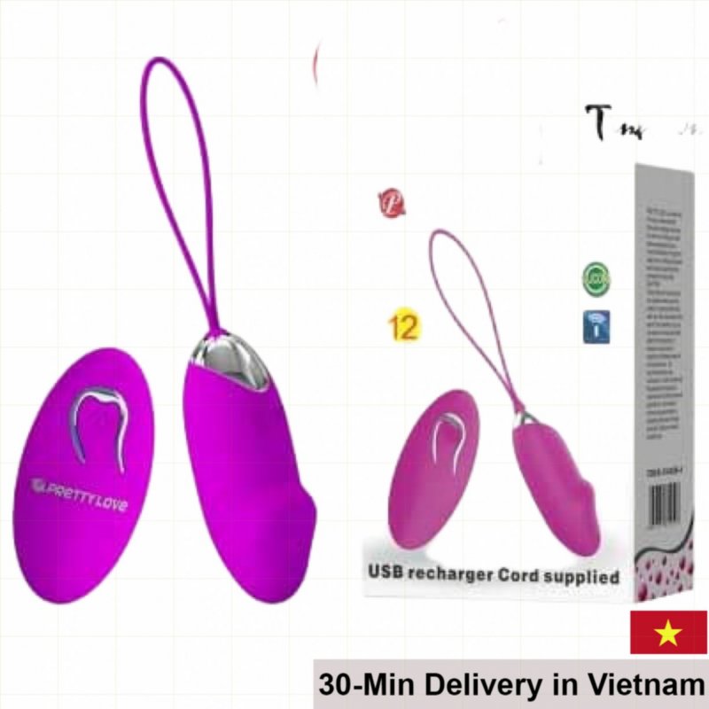 Prettylove Julia 12-Speed Wireless Silicone Vibrating Egg 