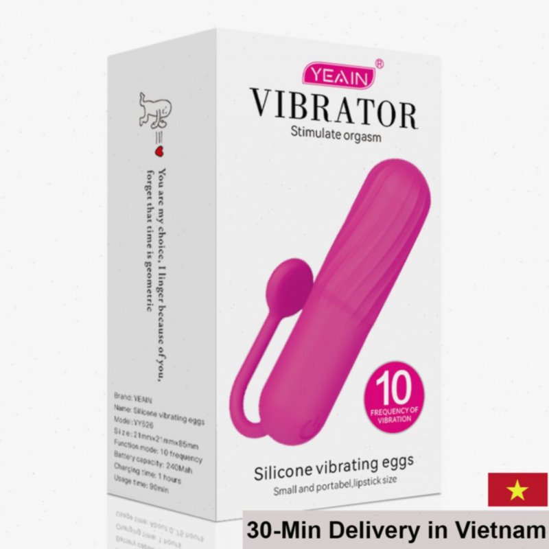 Yeain Strong 10 Mode Mini Silicone Vibrating Bullet 