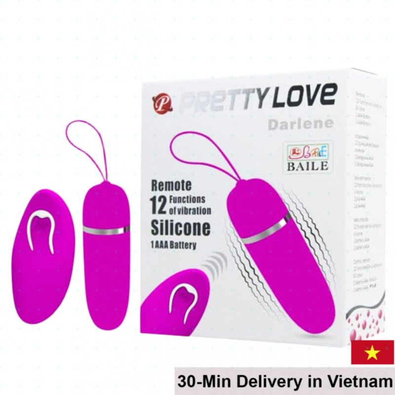 Pretty Love Darlene Remote-Controlled Vibrating Egg 12 Modes 