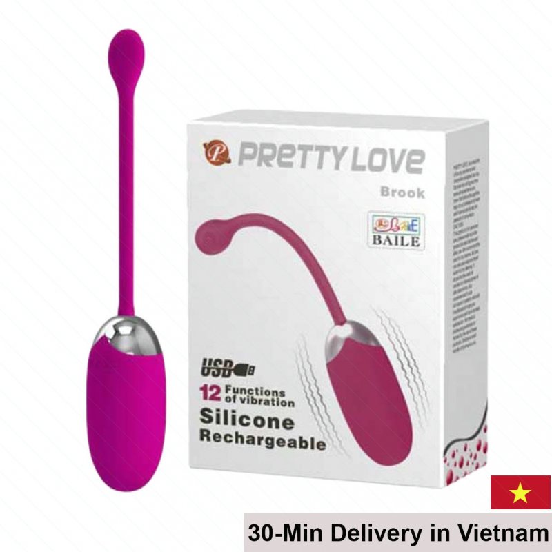 Pretty Love Brook 12-Speed Rechargeable Egg Vibrator 