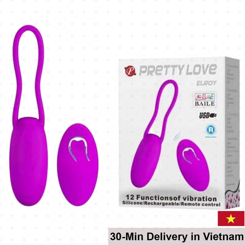 Pretty Love Elroy Remote Control 12 Pattern Vibrating Egg 