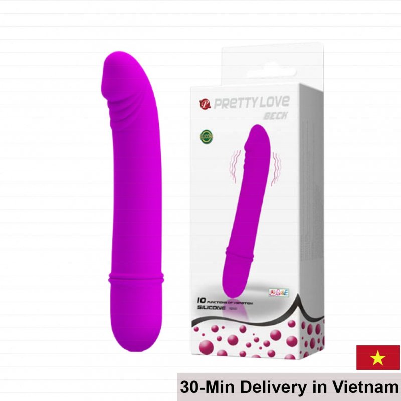 PrettyLove Beck Mini Vibrator – 10 Modes, AAA Battery 