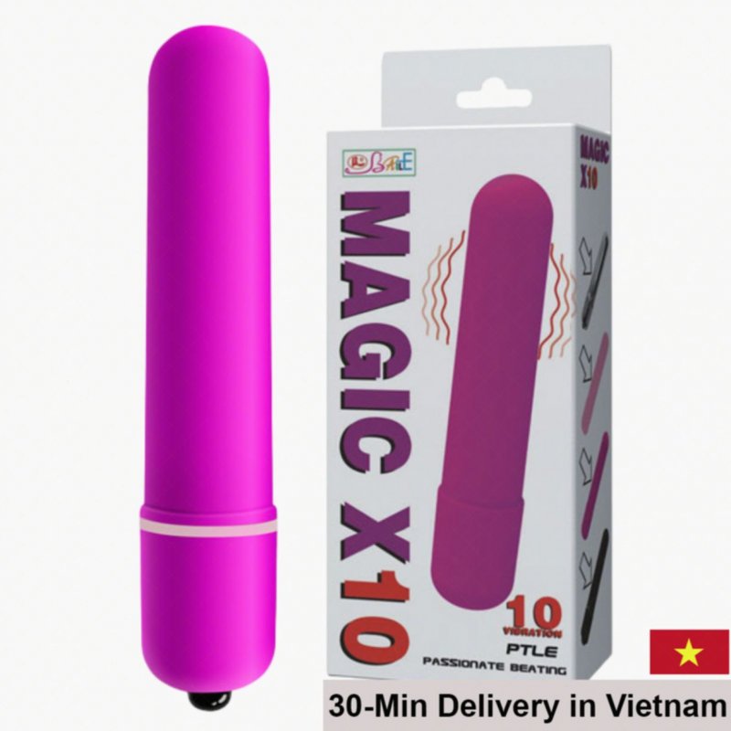 Baile Magic X10 Vibrator 10 Modes AAA Battery Discreet Design 