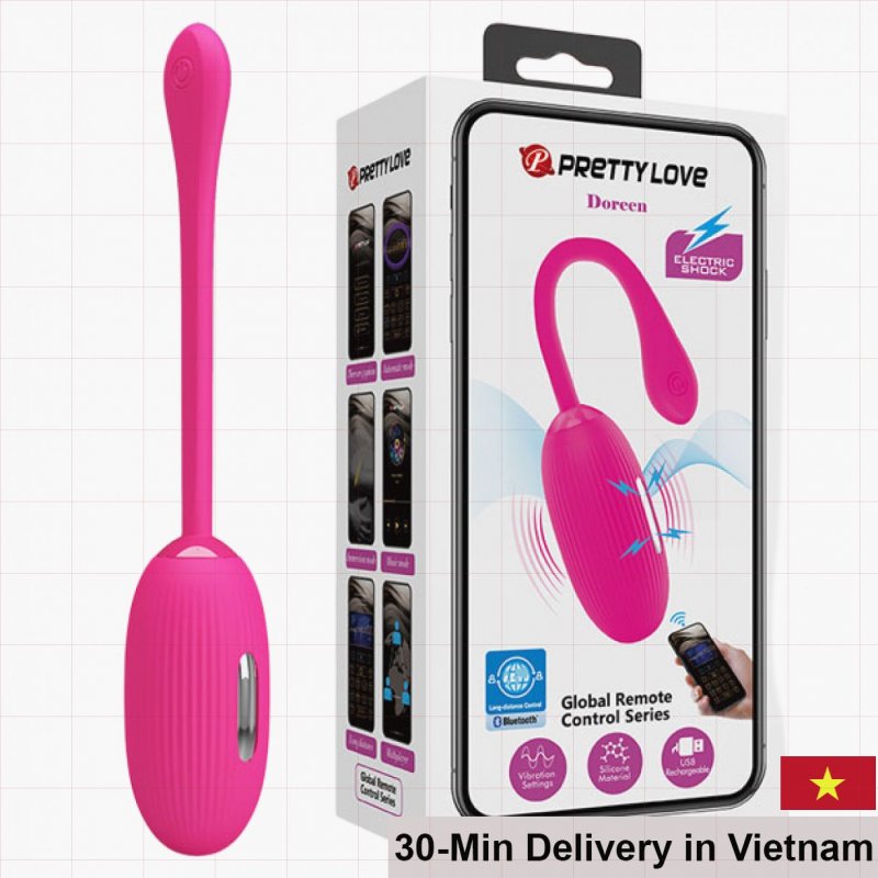 PrettyLove Doreen App Remote Control Shock Vibrating Egg 