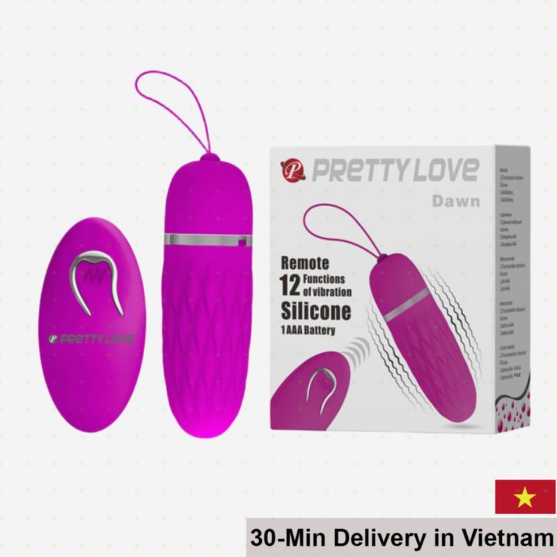 PrettyLove Dawn 12-Speed Remote Control Vibrator 