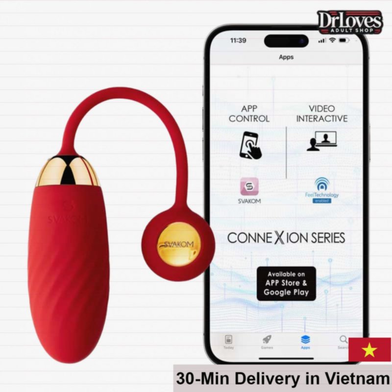 Svakom Ella Neo Waterproof App-Controlled Vibrating Massager Elegant Design 