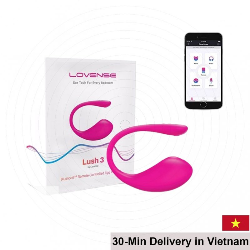 Lovense Lush 3 Wireless Remote Controlled Vibrator 