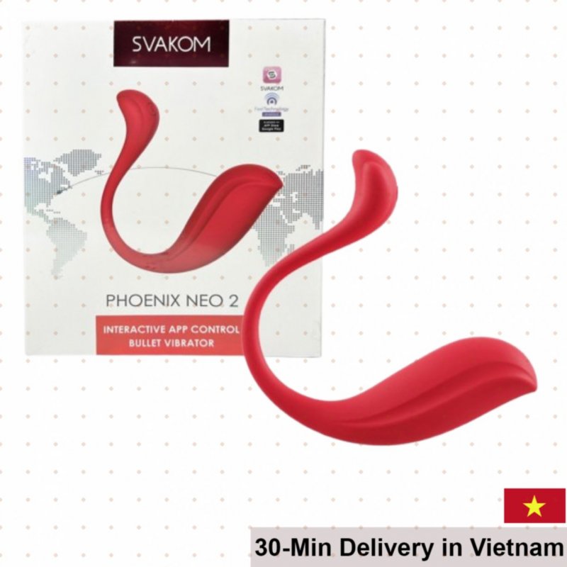 Svakom Phoenix Neo 2 Smart Phone Controlled Vibrator with Extra Power 