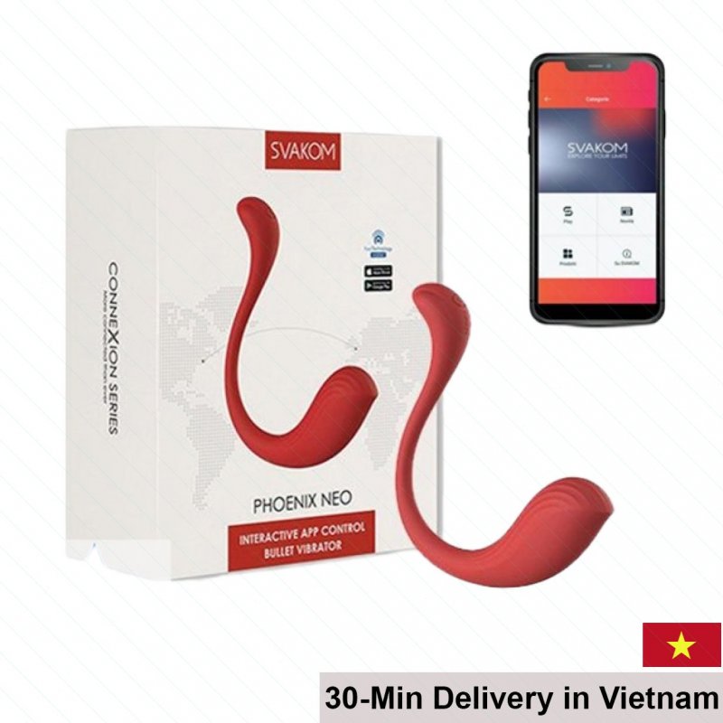 Premium Svakom Phoenix Neo Wireless App-Controlled Vibrator 