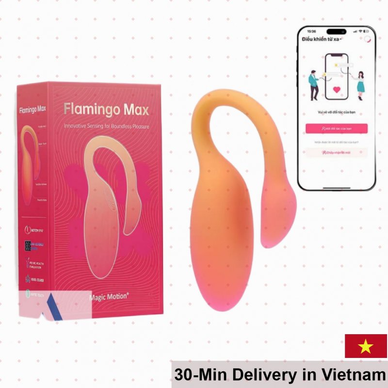 Magic Motion Flamingo Max App-Controlled Swan Shaped Vibrator 