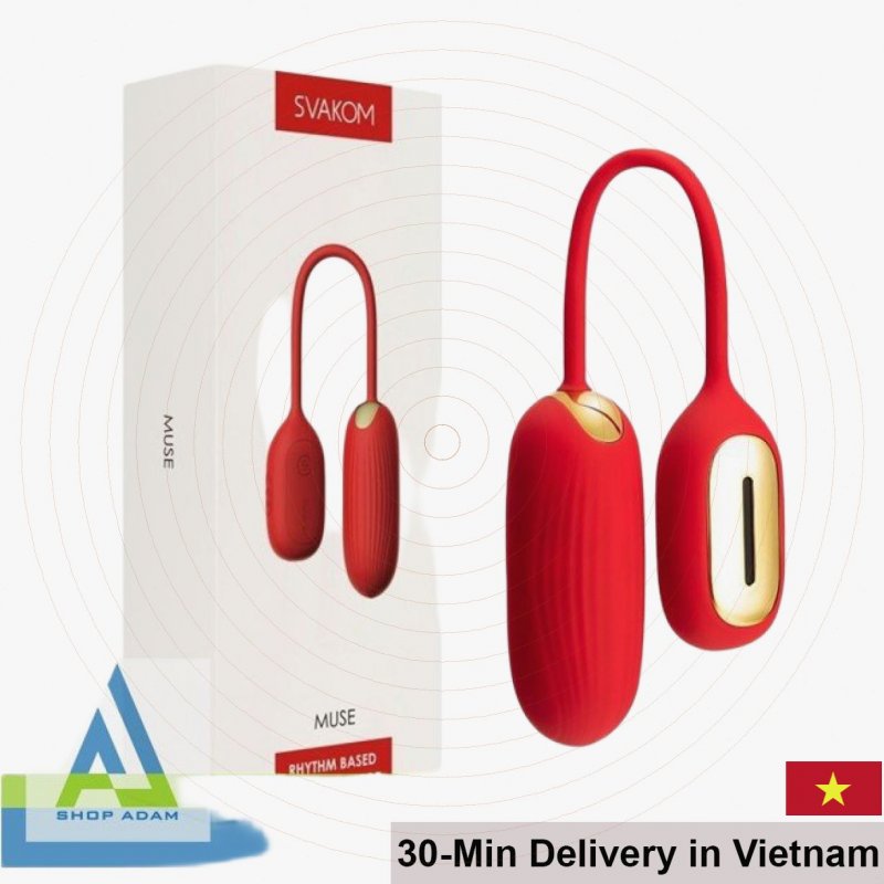 Svakom Muse Bluetooth Egg 25 Mode Sound Rhythm Vibrator App Control 