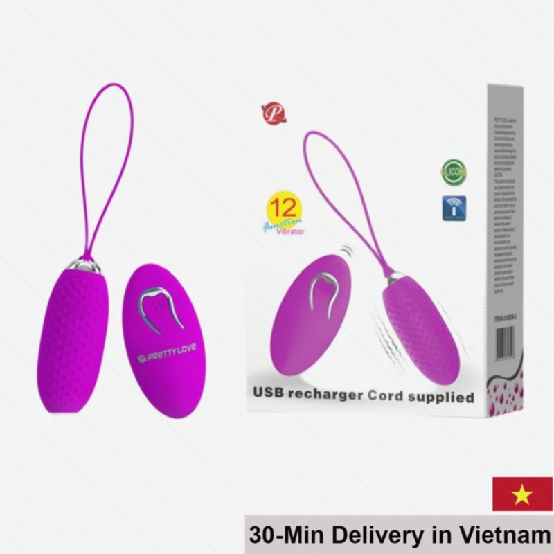 Pretty Love Joanna Rechargeable Spiked Remote Vibrator 