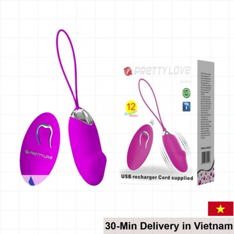 Pretty Love Julia Remote Controlled Egg Vibrator 