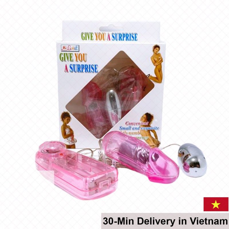 Baile Dual-Ended Vibrating Egg and Mini Dildo Sex Toy Set 