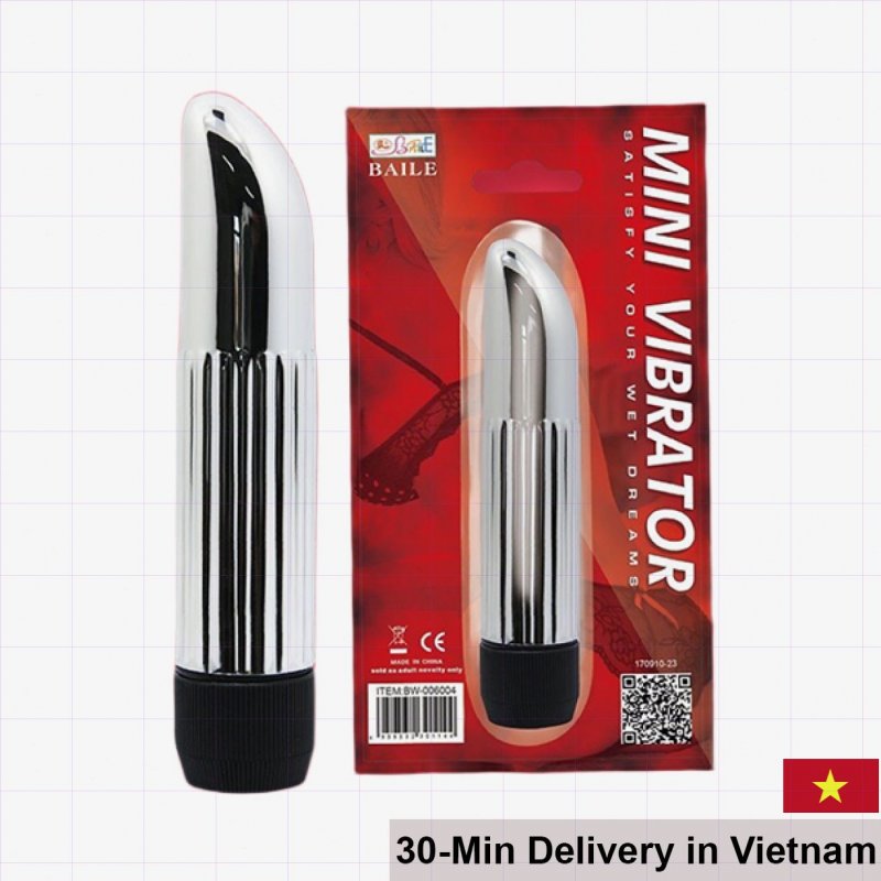 Mini Vibrator Stainless Steel Love Wand G-Spot Massager 