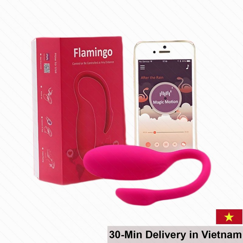 Flamingo Magic Motion Egg Vibrator Smartphone Connection 