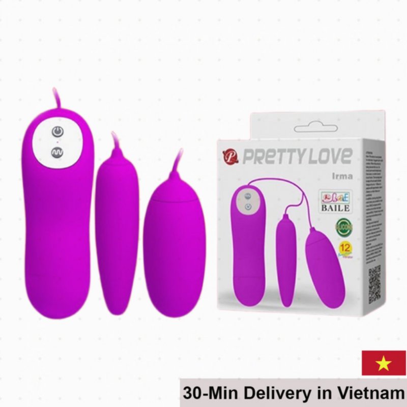 Pretty Love Irma Dual-Ended Vibrator 12 Modes Woman Couples Toy 