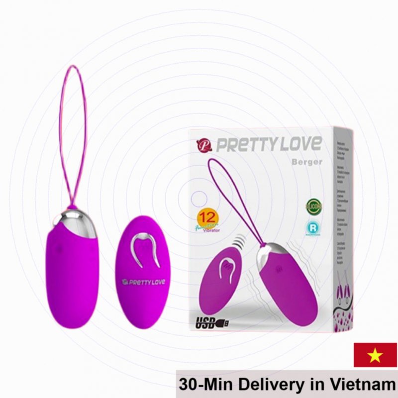 Pretty Love Berger 12 Mode Remote Control Vibrating Egg 