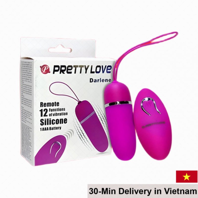 Pretty Love Darlene Remote Control 12 Mode Vibrating Egg for Women 