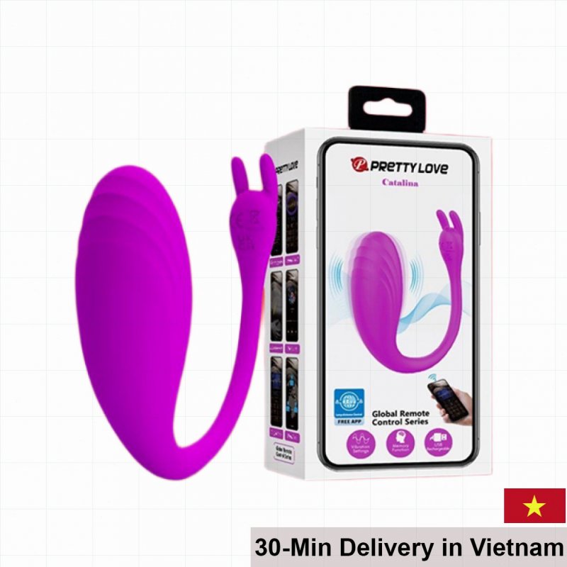 Pretty Love Catalina App-Controlled Mini Egg Vibrator 
