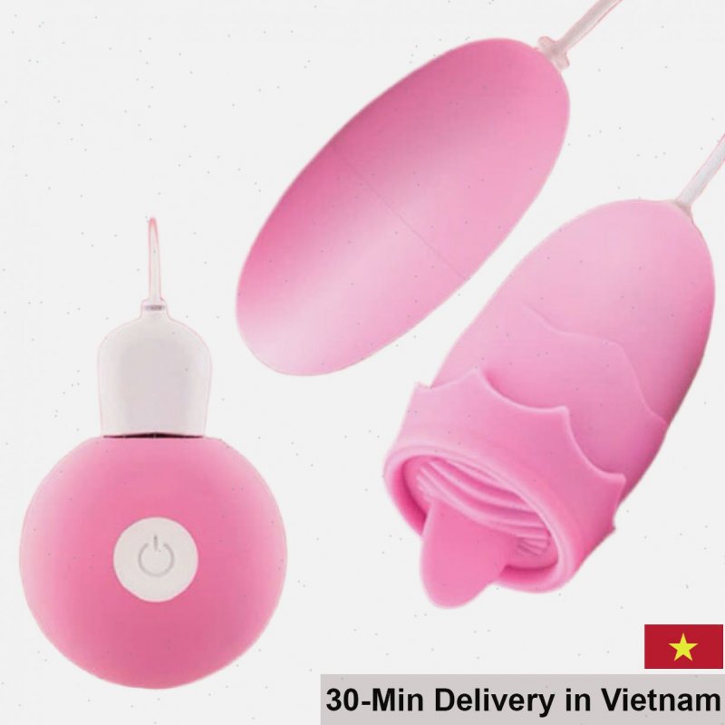 Galaku Double-Ended Licking Rechargeable Egg 