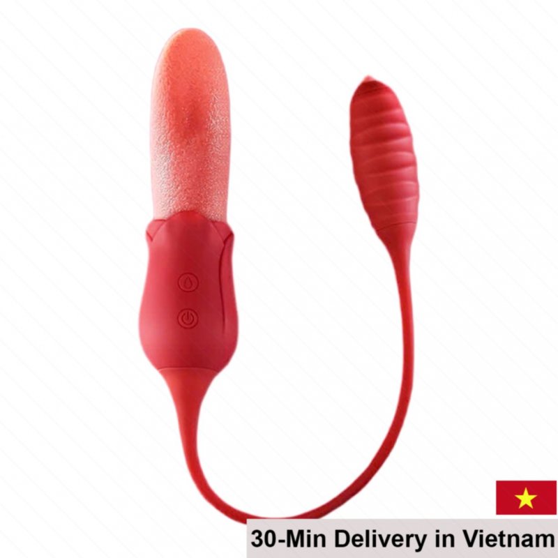 Multi Function Jiuuy Vibrating Egg Tongue Licker 10 Modes 