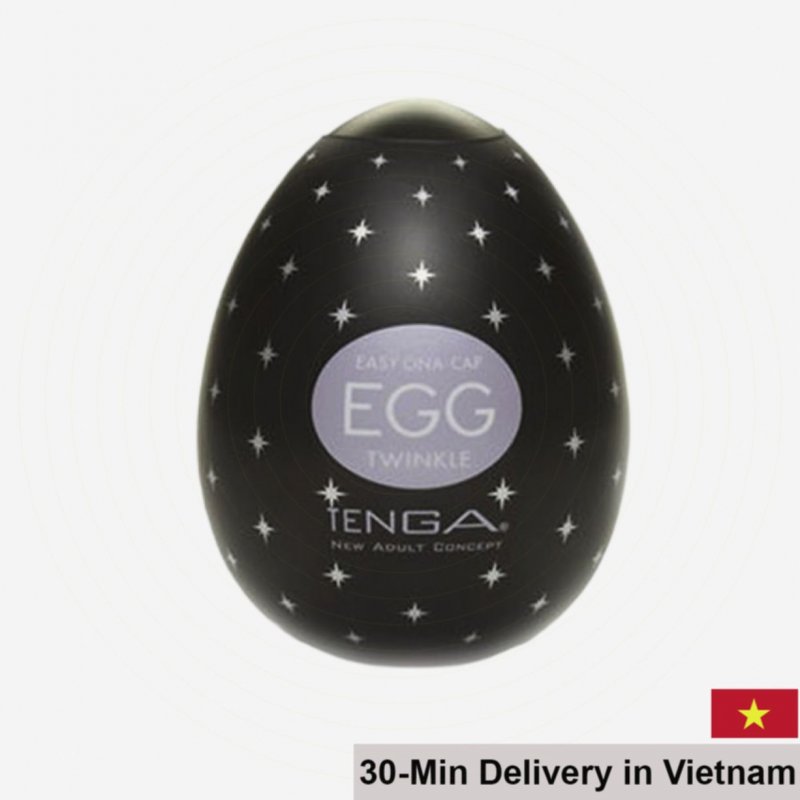 Tenga Egg Black Japanese Masturbation Toy Silicone Safe 