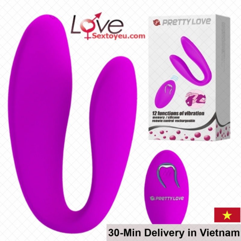 C remote control C vibrator for couples Prettylove 