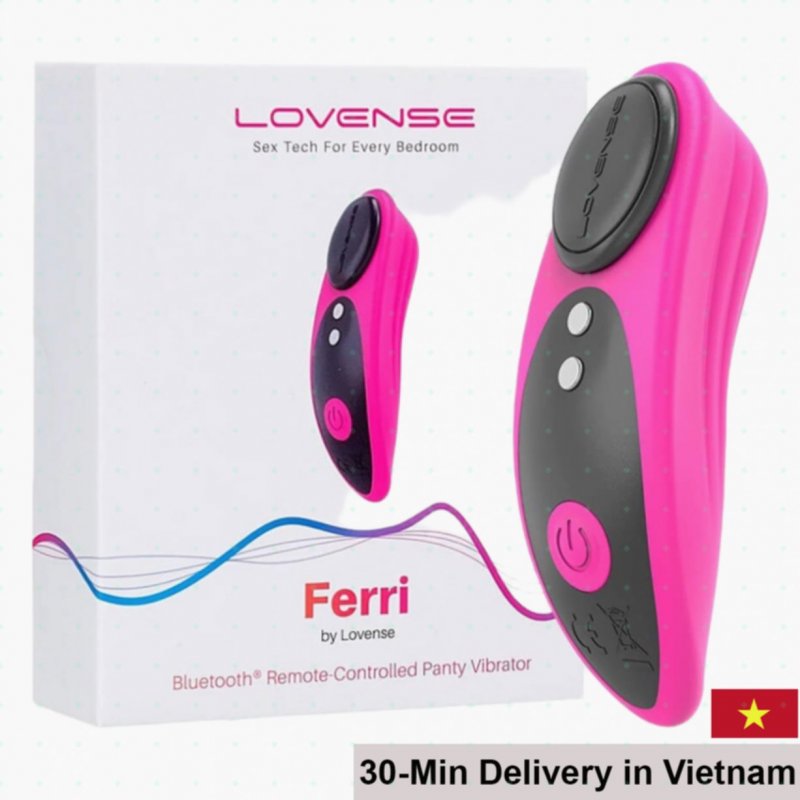 Lovense Ferri Mini Panty Vibrator App Controlled Pink 